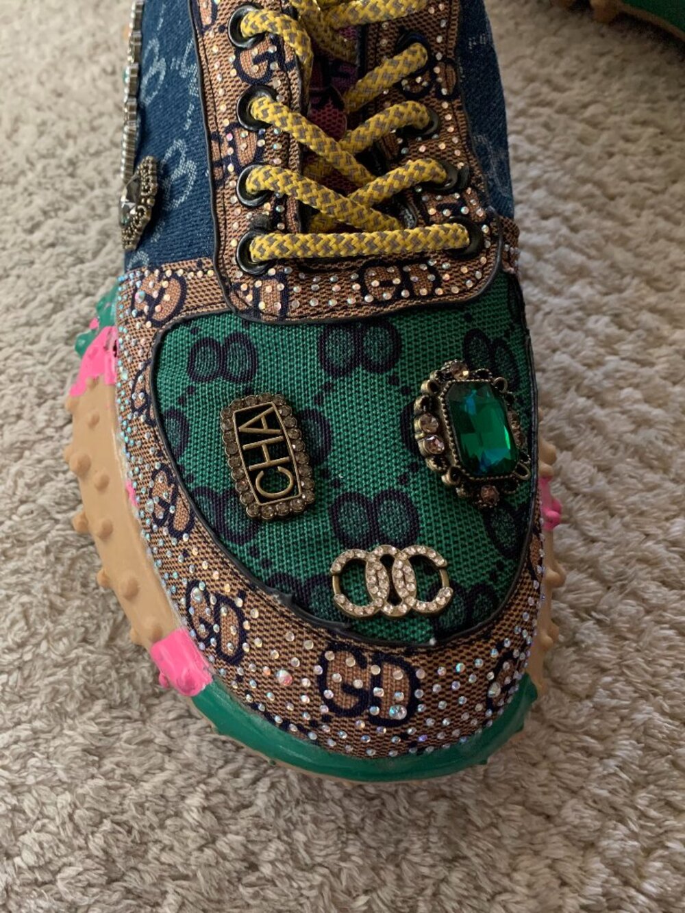 Bedazzeled Sneakers - Picture 4 of 7